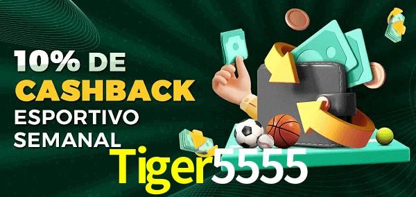 10% de bônus de cashback na Tiger5555